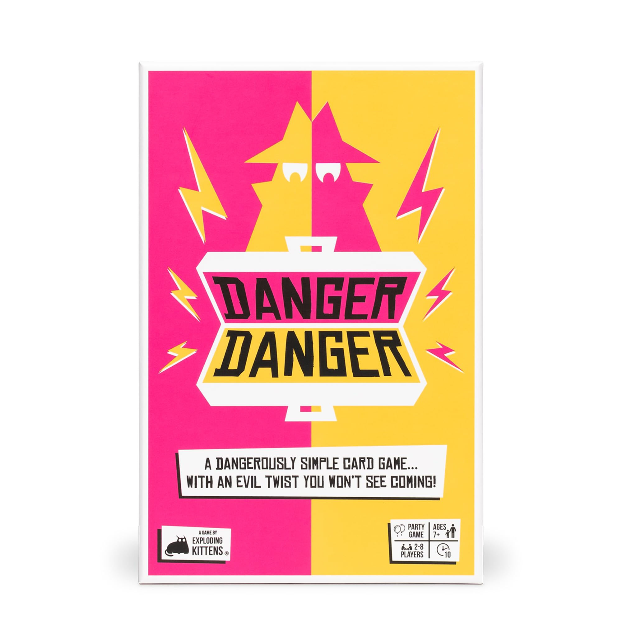 Exploding Kittens Danger Danger 2-8 Players - Ages 7+ - 10 Minutes To Play - Fas