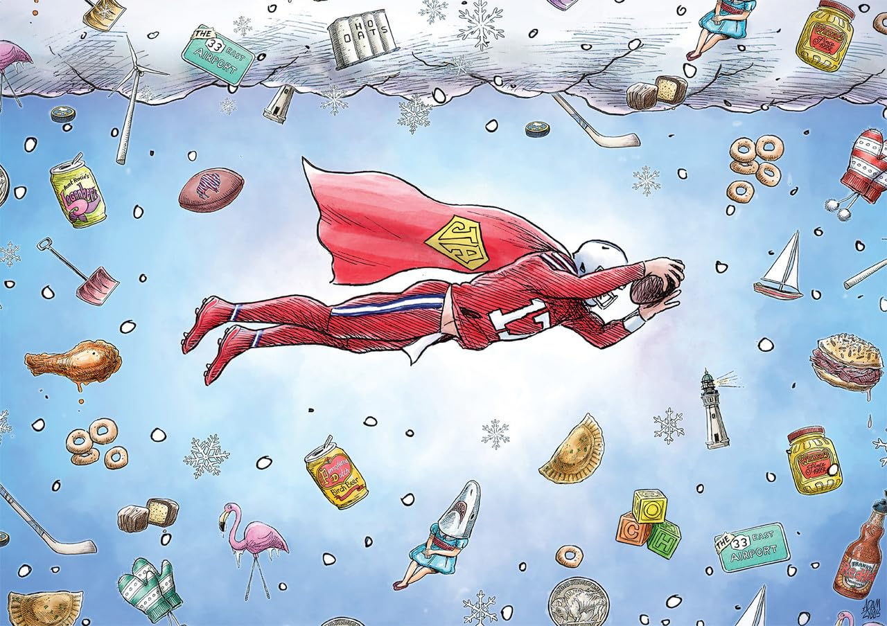 Buffalo Games - Buffalo Vortex - 500 Piece Jigsaw Puzzle For Adults Challenging