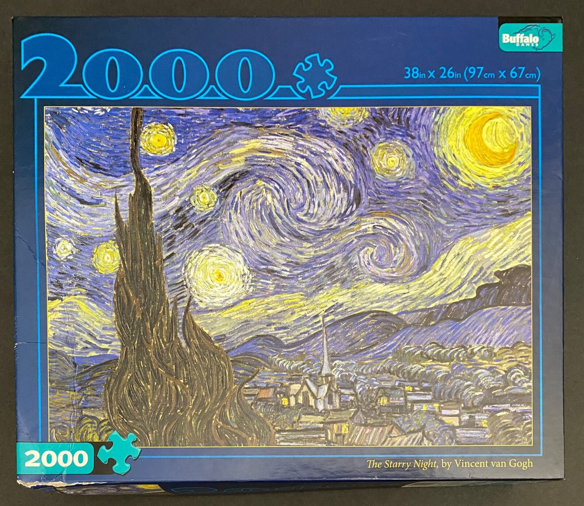 THE STARRY NIGHT Vincent Van Gogh 2000 Piece Jigsaw Buffalo