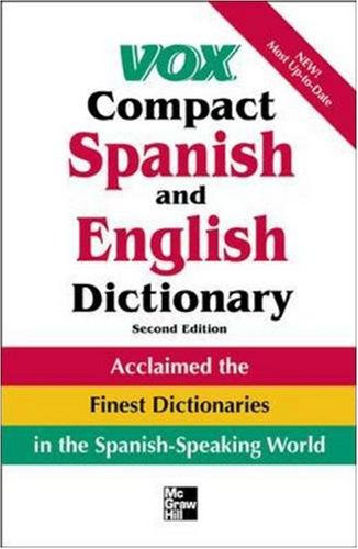 Vox Compact Spanish And English Dictionary