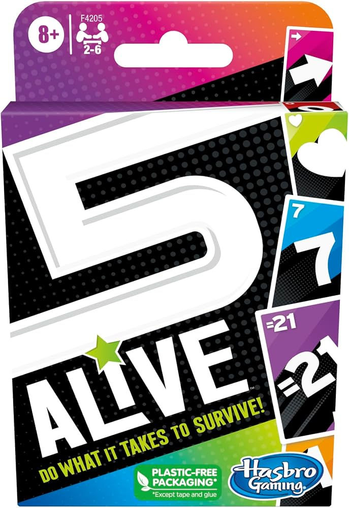 Hasbro Gaming 5 Alive Card Game