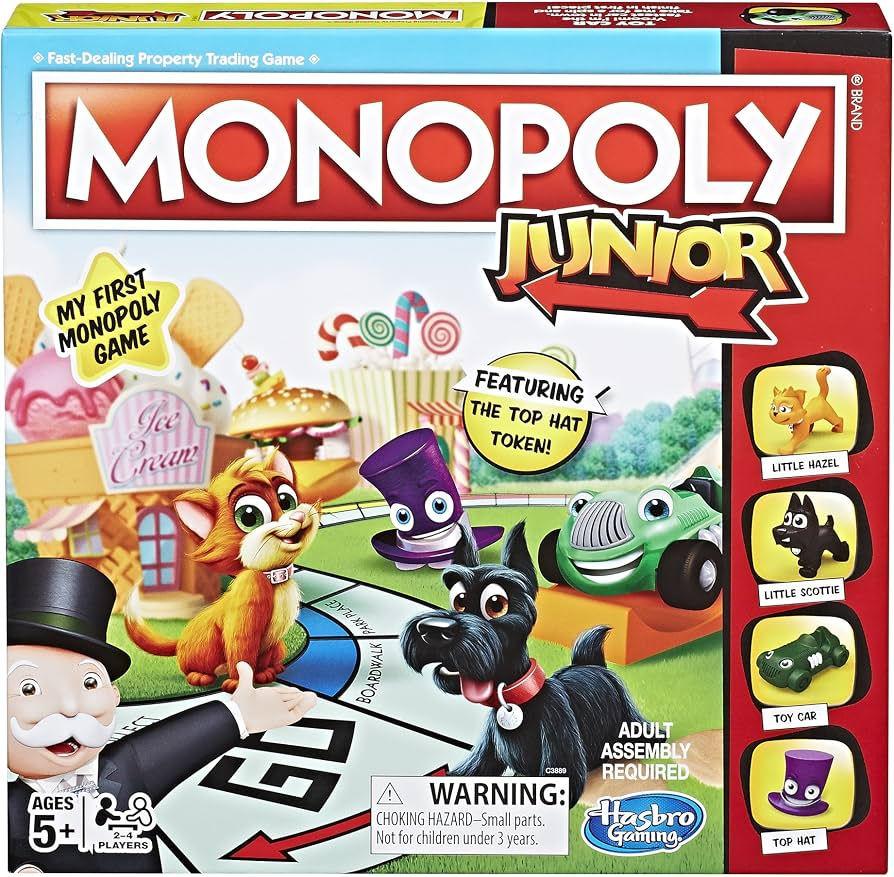 Monopoly Junior Board Game - Hasbro Gaming