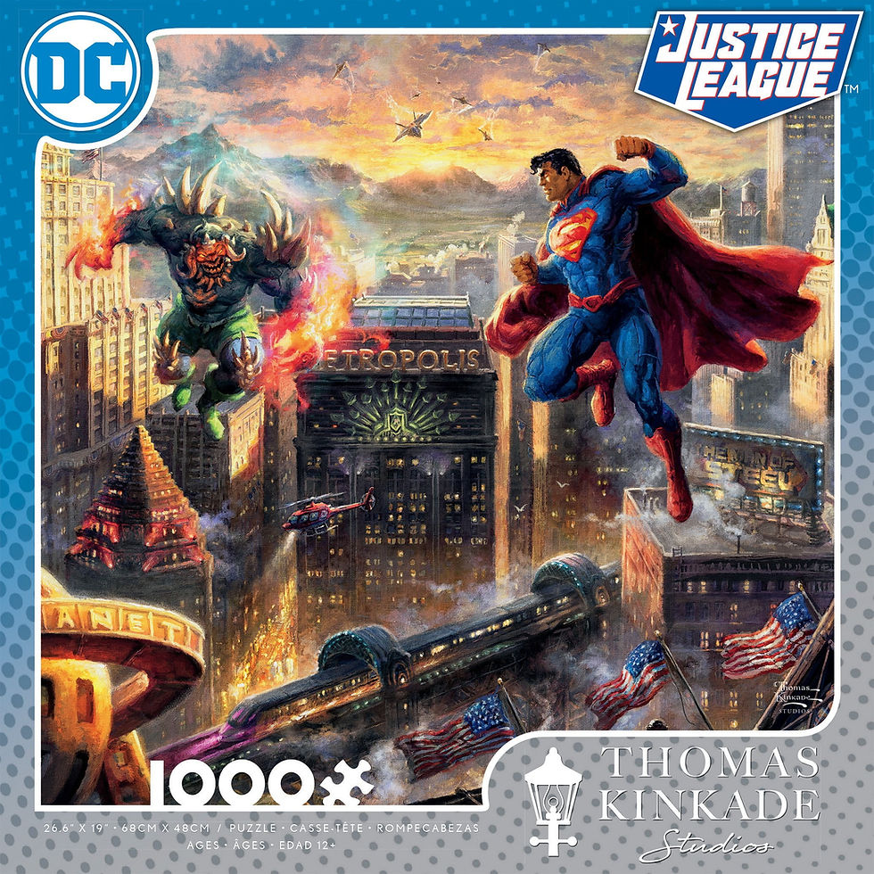Thumbnail: Dc Collection Superman - Man Of Steel Jigsaw Puzzle, 1000 Pieces