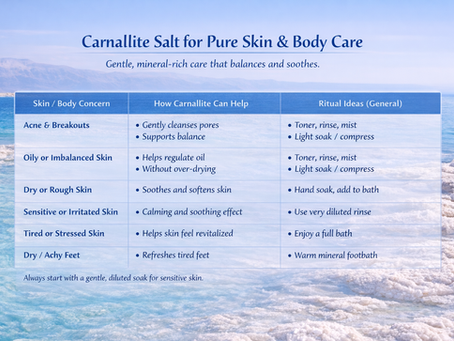 Revitalize Your Body with a Detox-Inspired Carnallite Soak