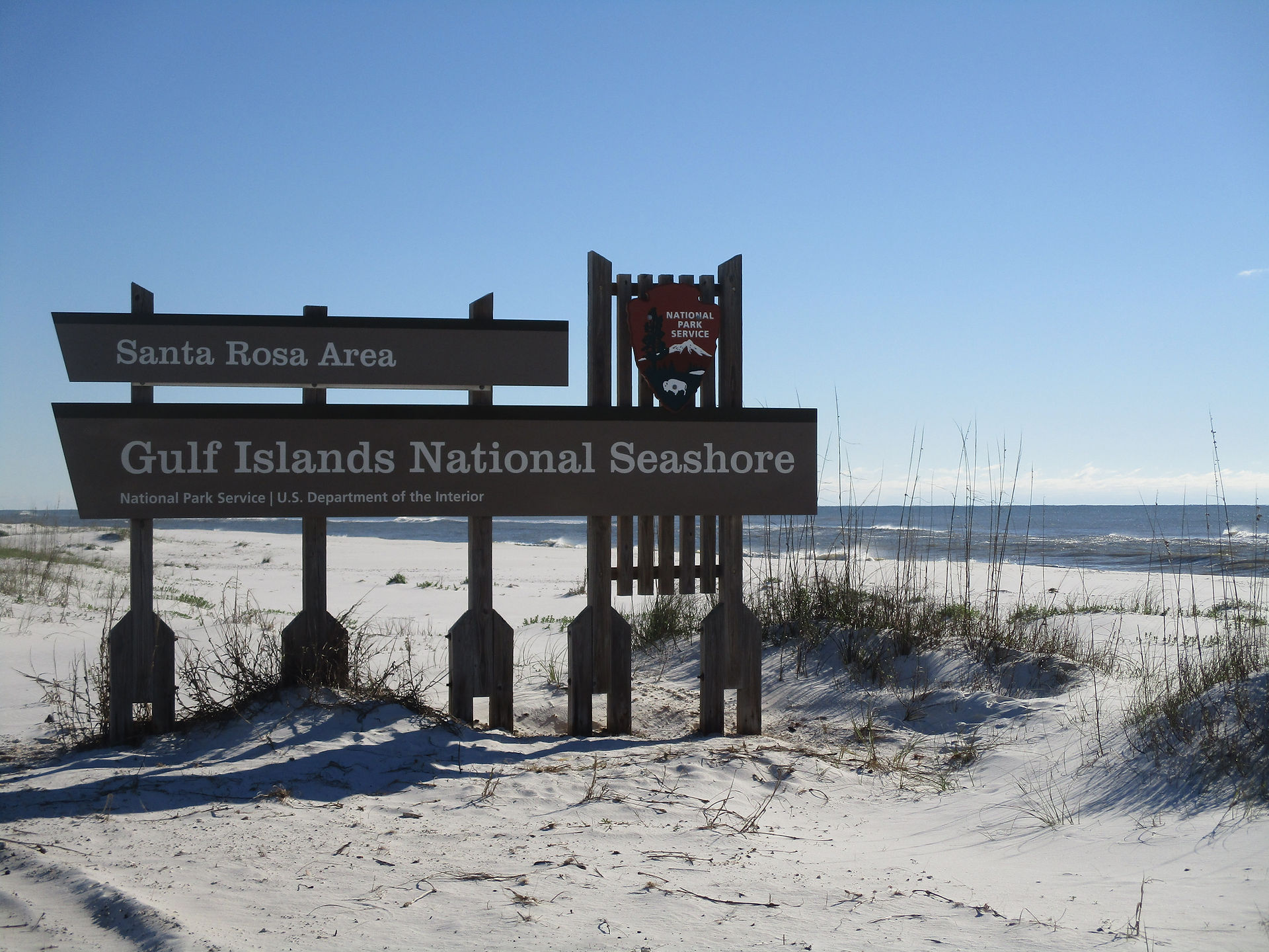 Gulf Islands seashore sign
