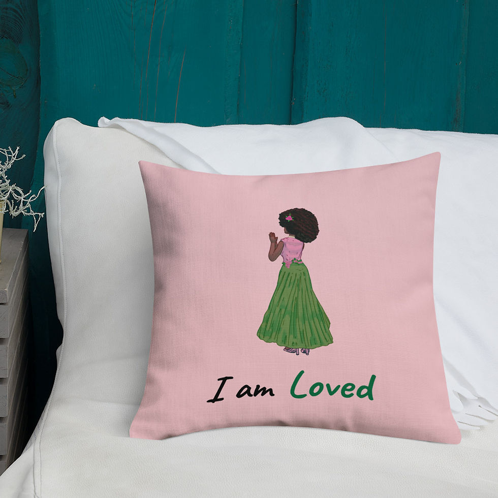 Thumbnail: I am loved Premium Pillow