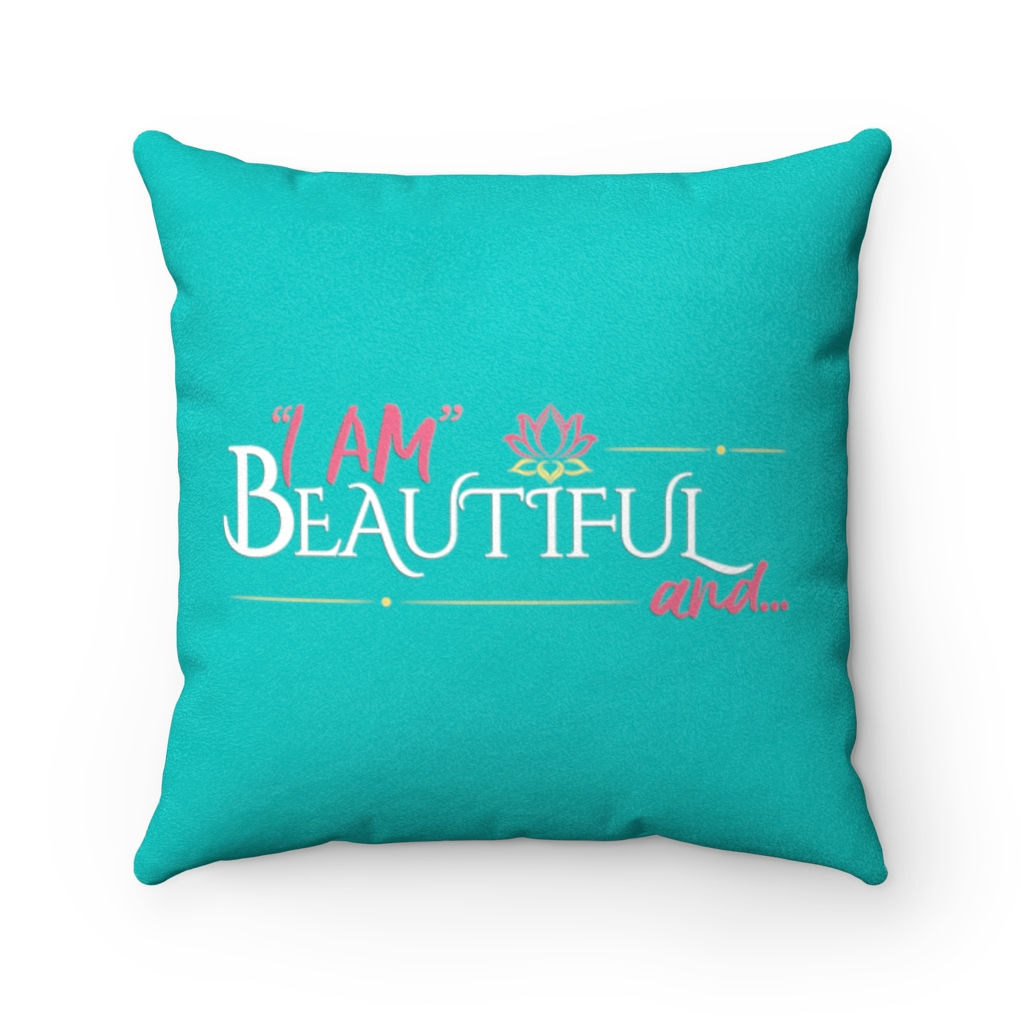 Faux Suede Square Pillow