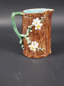 Item # 266, ANTIQUE MAJOLICA PITCHER BY  J. HOLDCROFT 71'