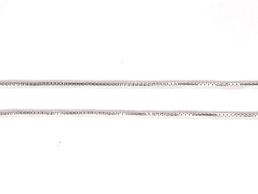 ITEM # 363, ITALIAN STERLING CHAIN NECKLACE, INSCRIBED "DBJ" "925":