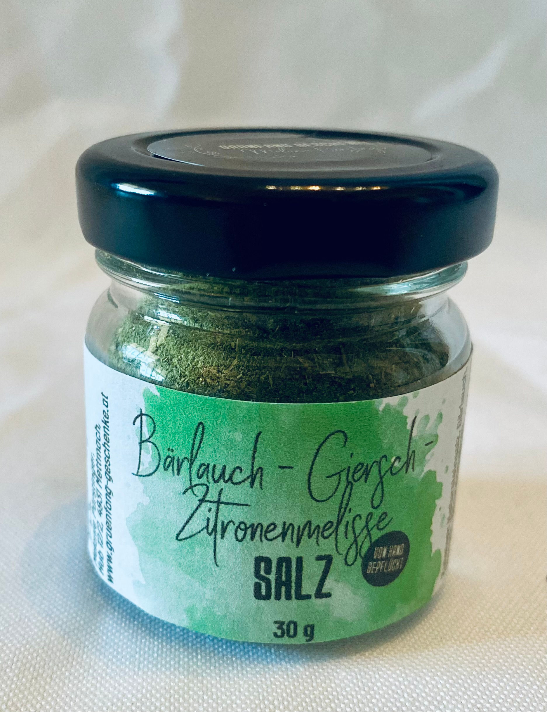 BÄRLAUCH-ZITRONENMELISSEN-GIERSCH-SALZ MINI