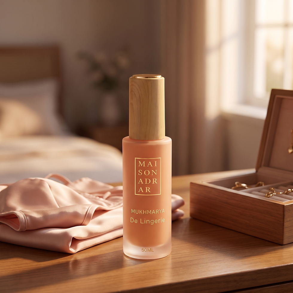 Mukhmarya De Lingerie, crème parfumée Maison Adrar – ambiance