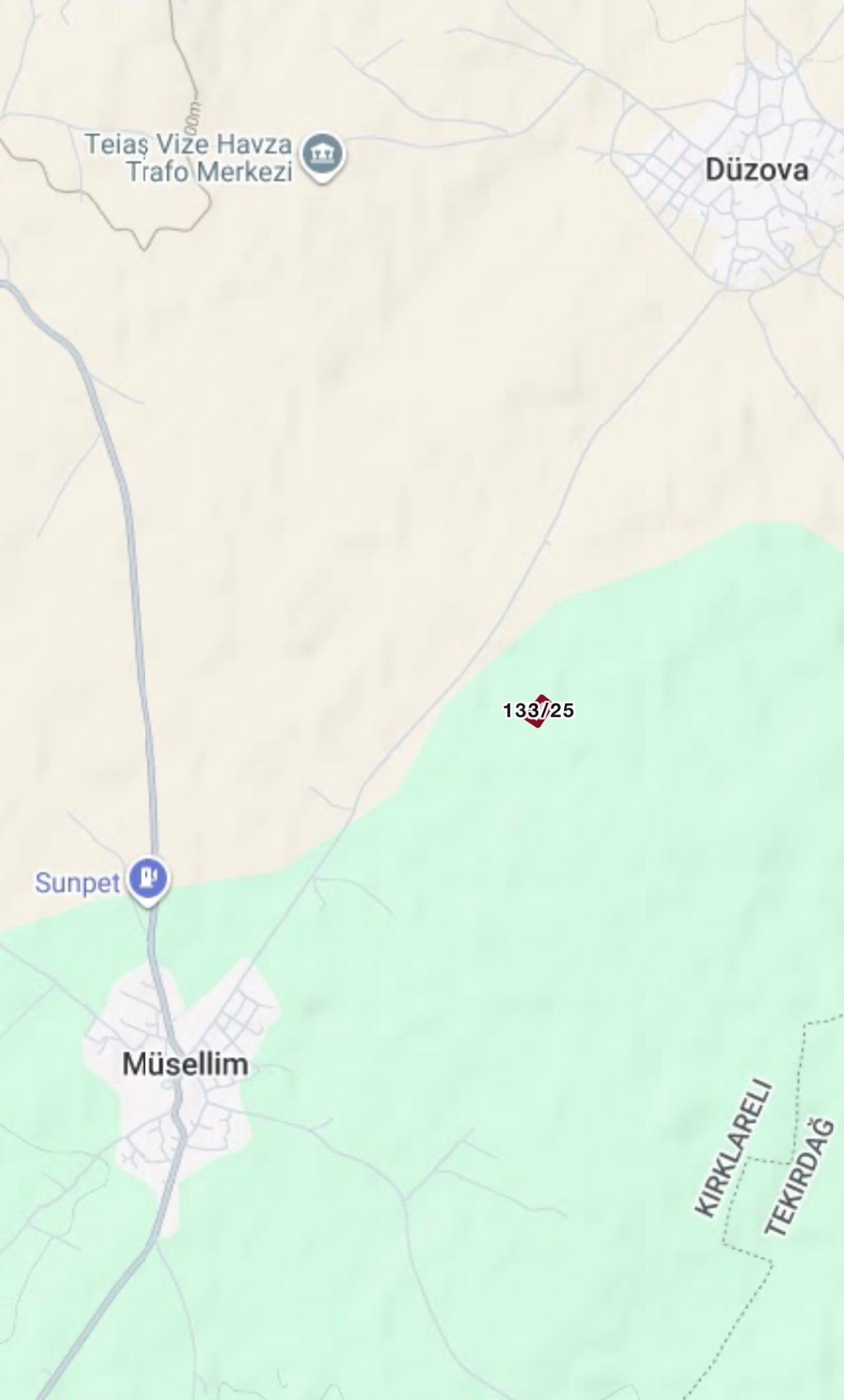 Kırklareli / Vize / Hasbuğa - 133 / 25