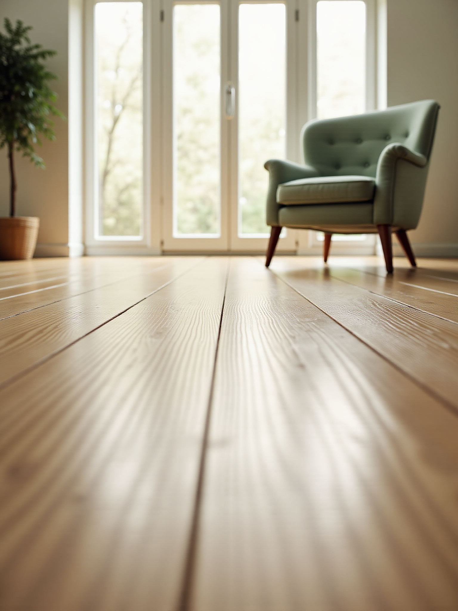 image of Hardwood Flooring freshly installed