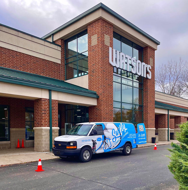 Cleaning services near me van parked at Bellbrook Watson's.