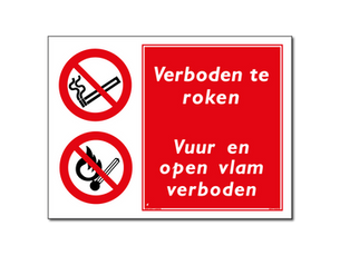 Algeheel ROOKVERBOD IN DE BAAN
