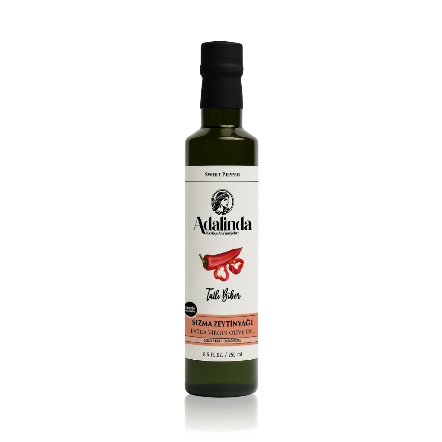 Tatlı Biberli Soğuk Sıkım Sızma Zeytinyağı - 250 ml