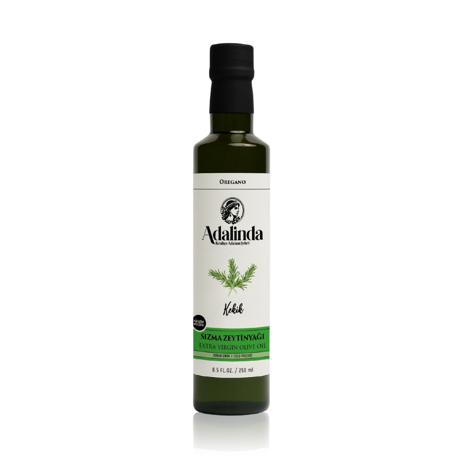 Kekikli Soğuk Sıkım Sızma Zeytinyağı - 250 ml
