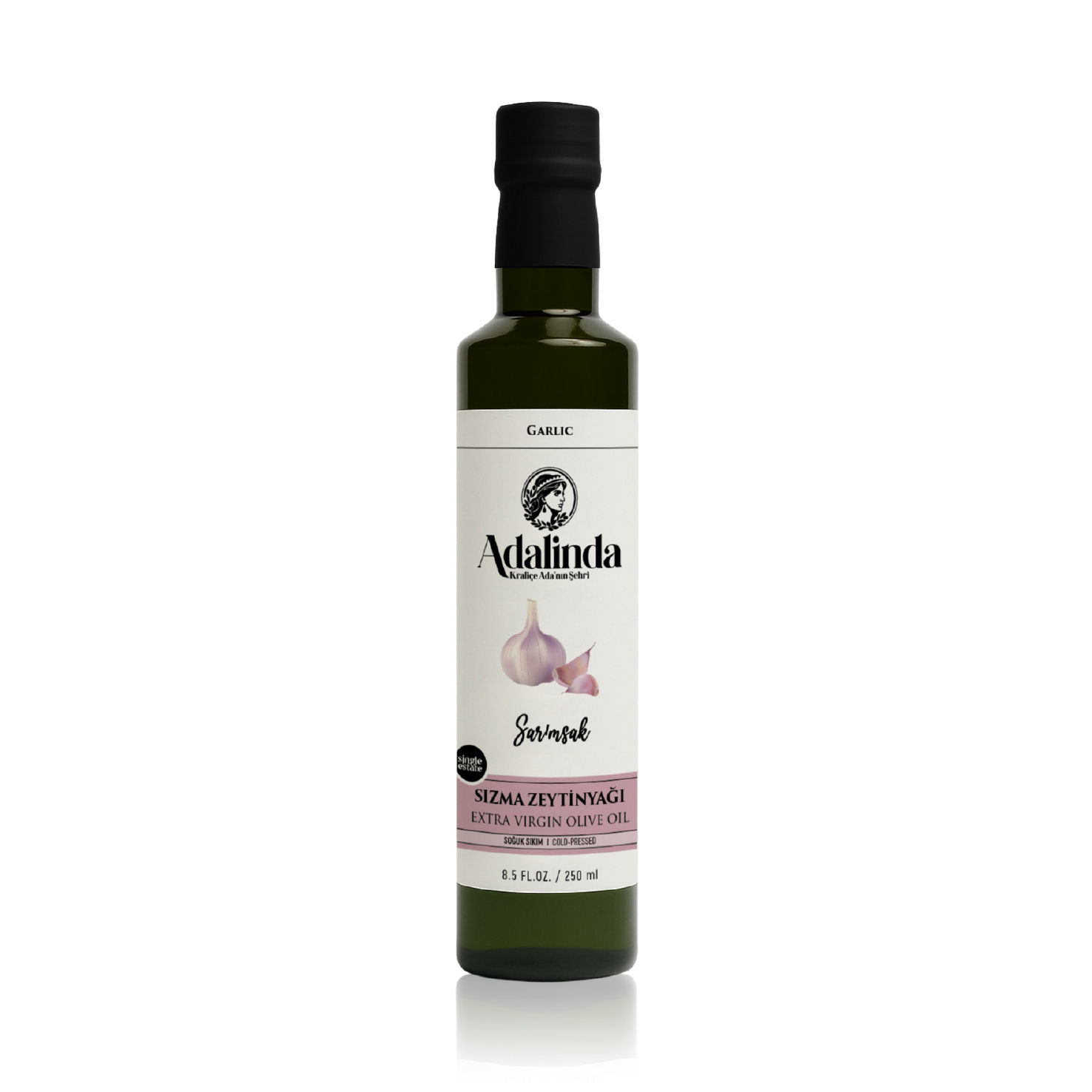 Sarımsaklı Soğuk Sıkım Sızma Zeytinyağı - 250 ml