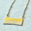 Thumbnail: Textured Gold and Silver Necklace