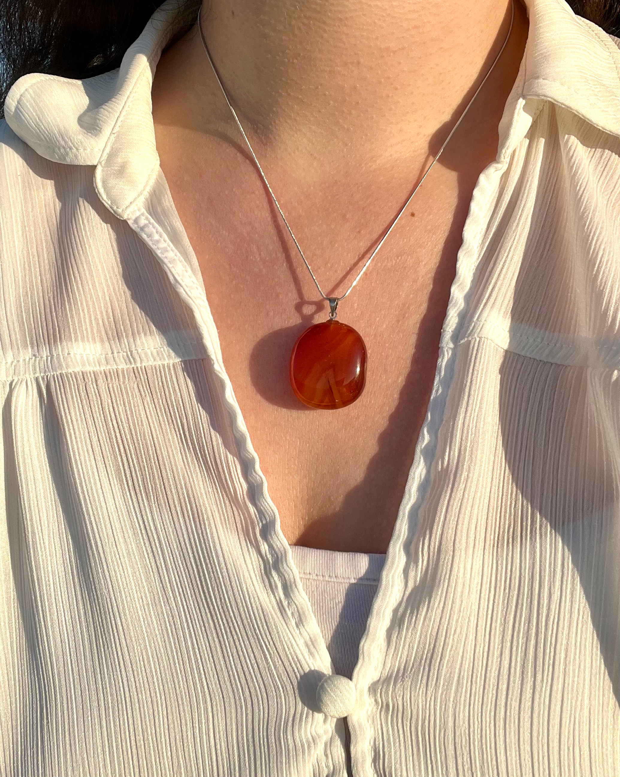 Pendentif en Cornaline