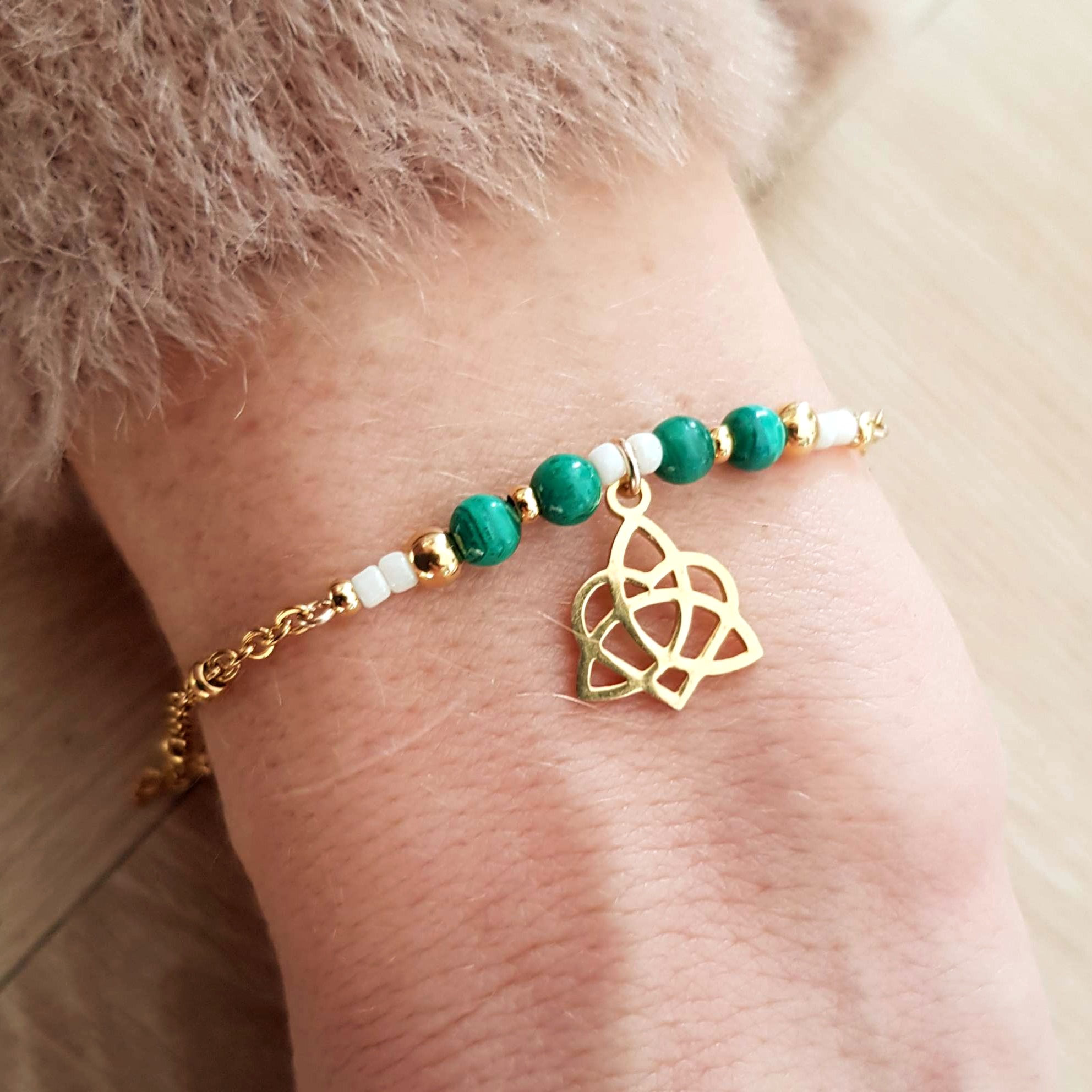 Bracelet Reliance - Malachite