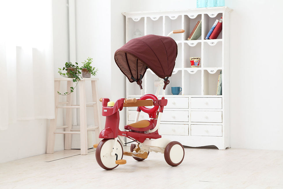 Thumbnail: iimo 3-in-1 Foldable Tricycle with Canopy