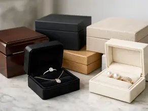 Best Jewelry Box Materials for Premium Brands