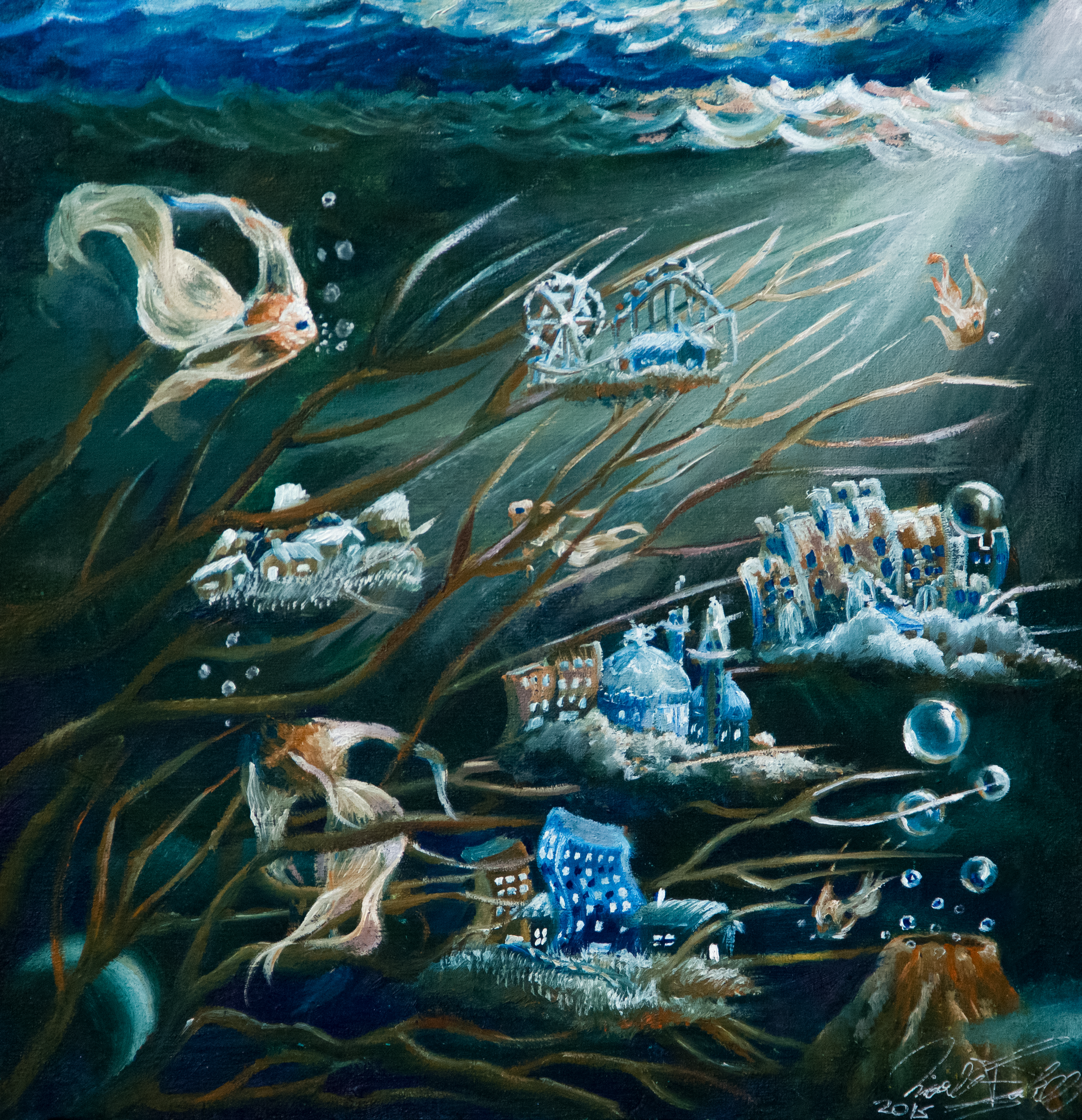 Lámina imprimible de Autor "Aqua-cities"
