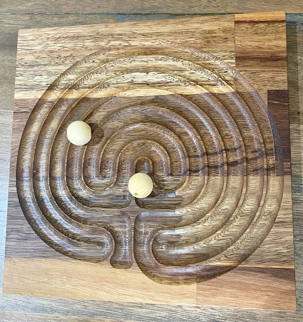 Thumbnail: Wooden Labyrinth Maze Board
