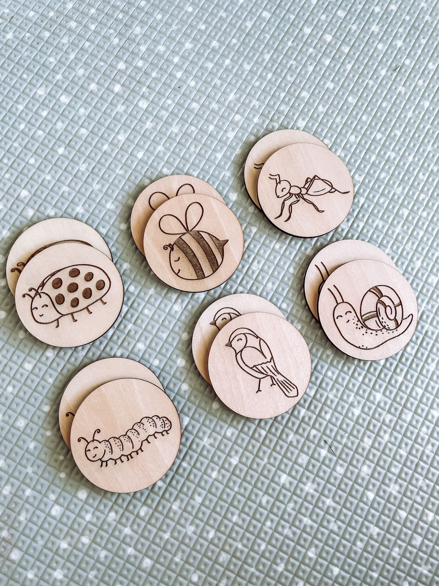 Garden Creatures Memory Game