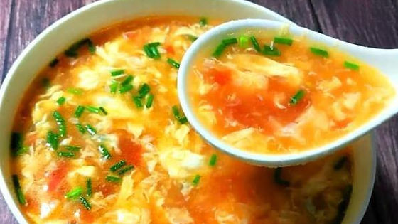 西红柿蛋花汤 SOPA DE TOMATE CON HUEVO
