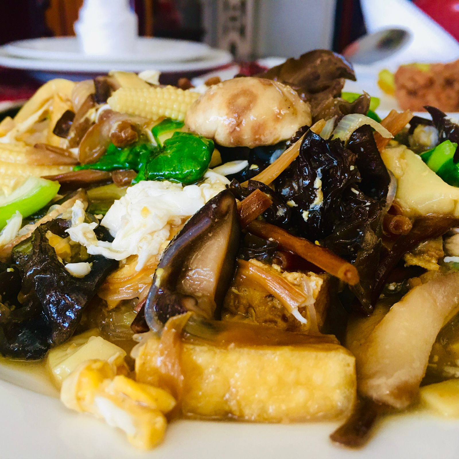 Arranged Food and Objects