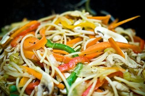 Arranged Food and Objects