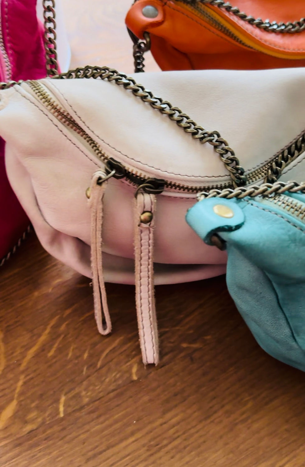 Thumbnail: ZOE S Vintage Nappa Leder Umhängetasche Tasche Ledertasche Luxus Leder Handtasch