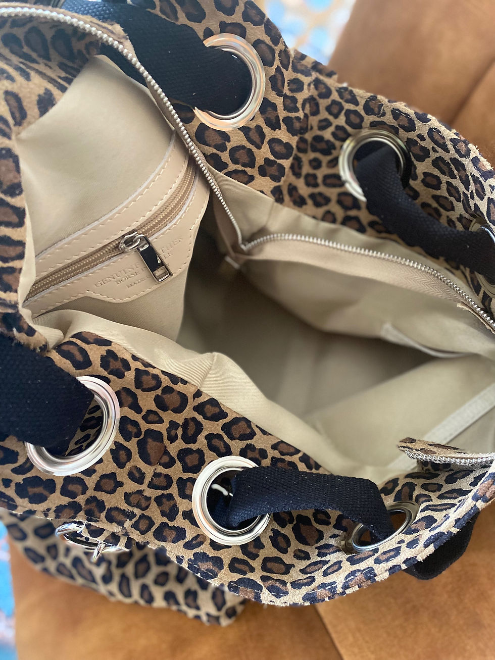 Thumbnail: SOFI Ledershopper Ledertasche Tasche Umhängetasche Großbodybag Großbody