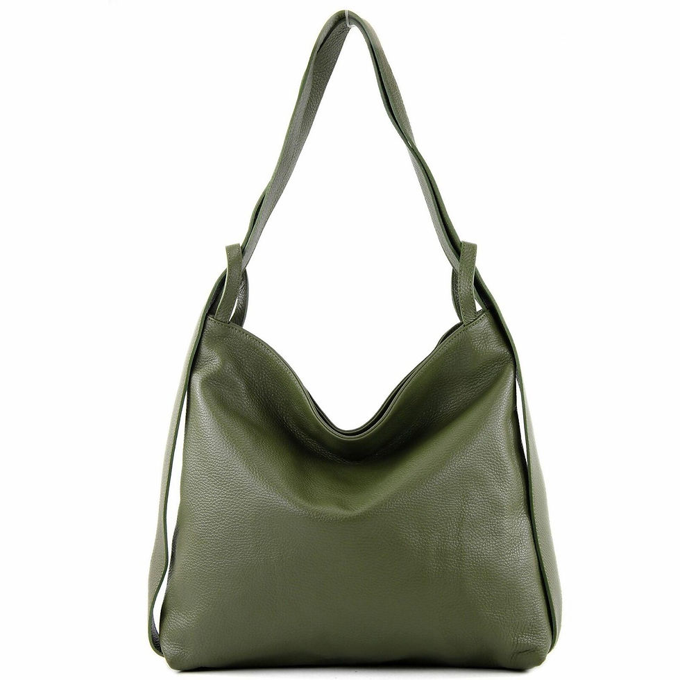 Thumbnail: ISABELL Tasche Leder Ledertasche Umhängetasche Slingbag Rucksack 