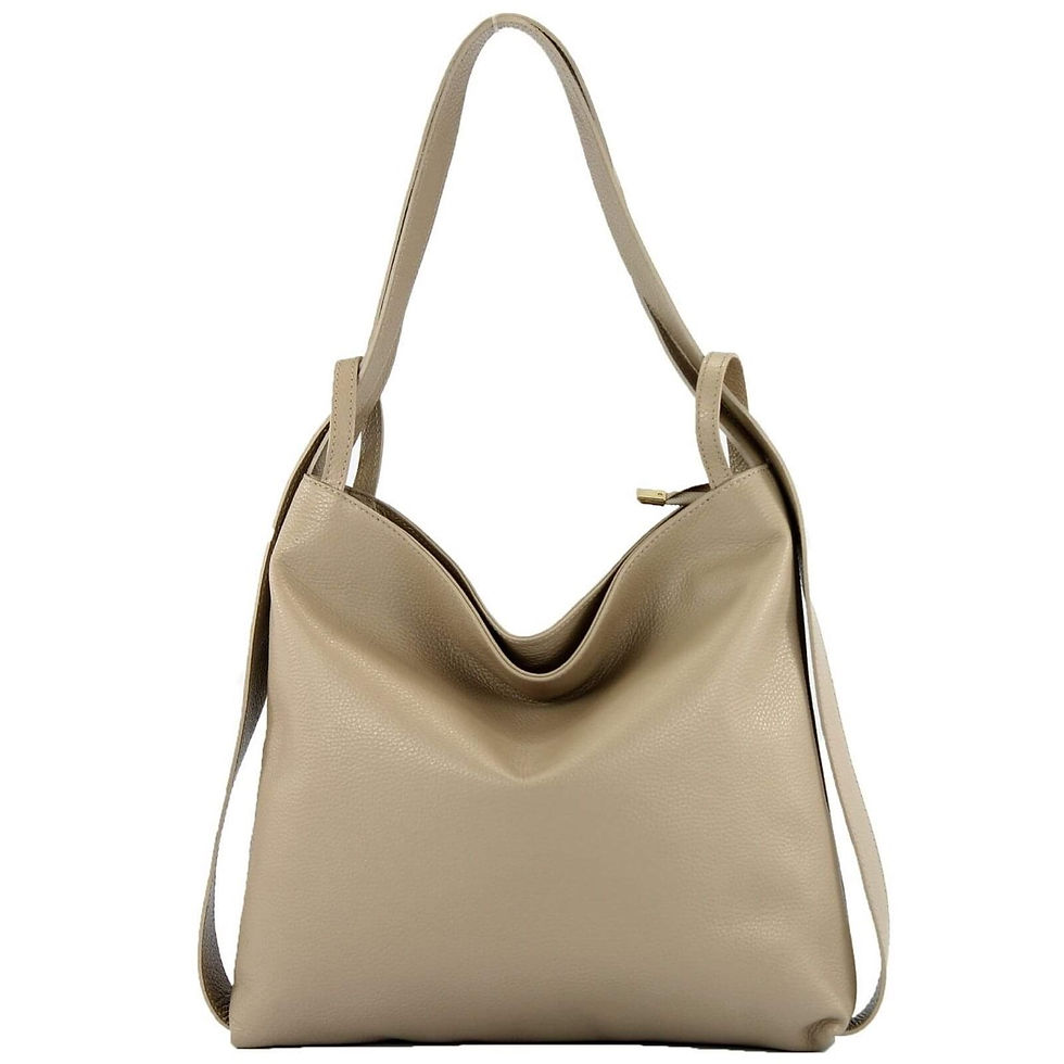 Thumbnail: ISABELL Tasche Leder Ledertasche Umhängetasche Slingbag Rucksack 