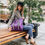 Miniaturbild: JASPER Tasche Ledertasche Rucksack Lederrucksack 2 in 1 Lila
