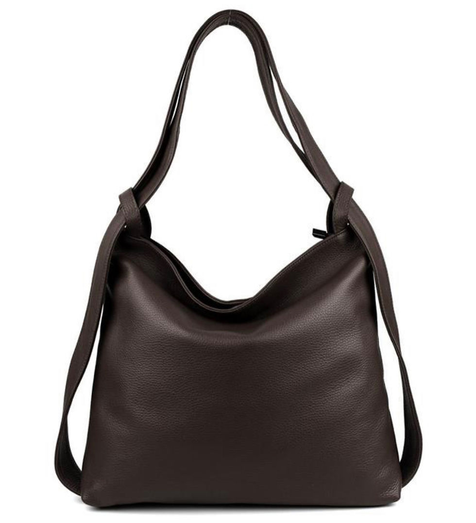 Thumbnail: ISABELL Tasche Leder Ledertasche Umhängetasche Slingbag Rucksack 