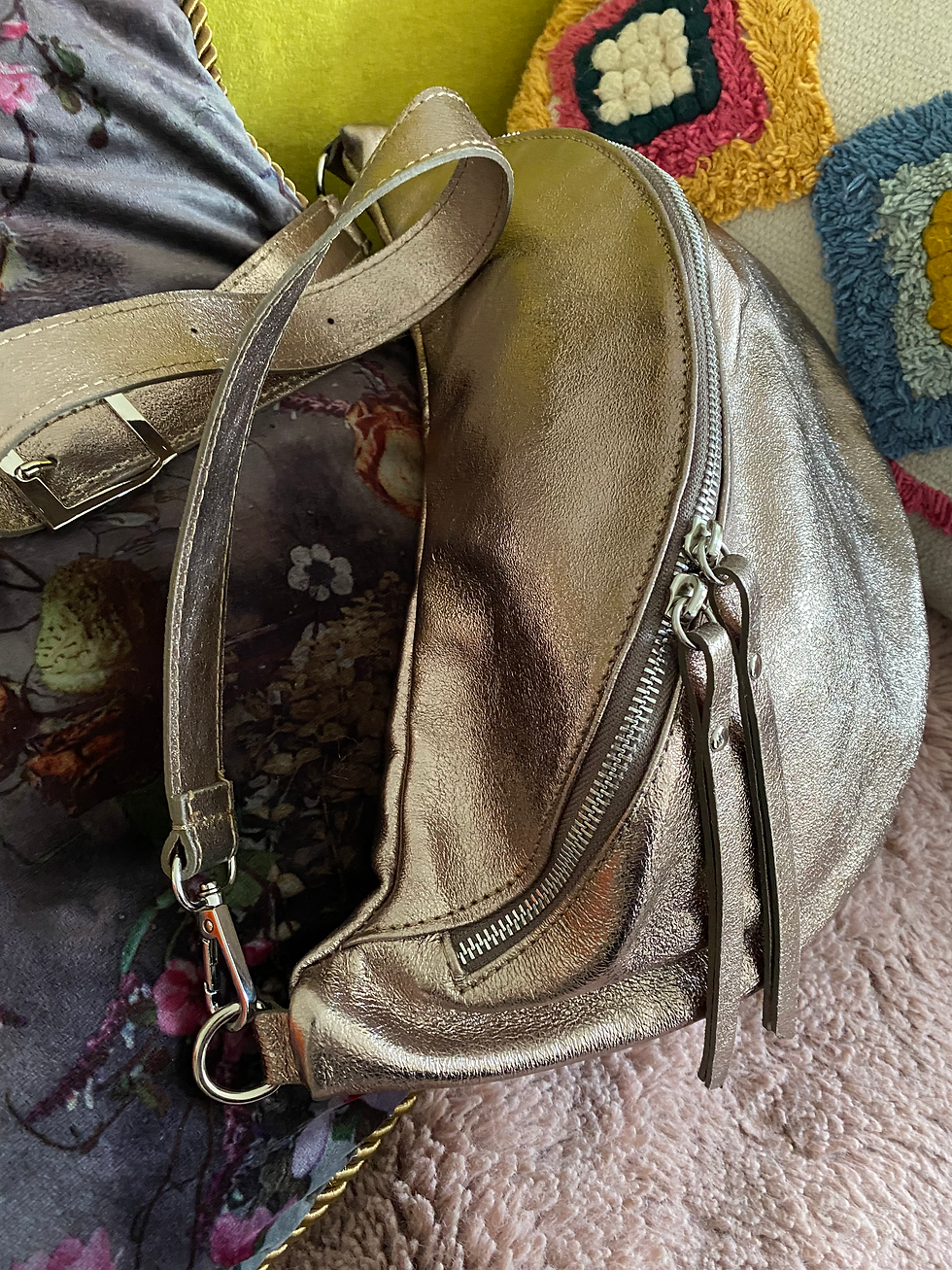 Thumbnail: IDATasche Umhängetasche Leder Ledertasche Slingtasche
