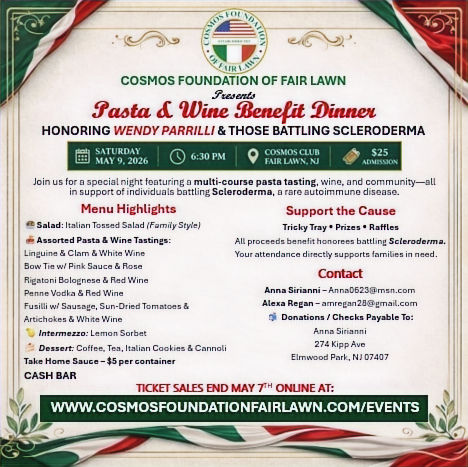 PASTA & WINE BENEFIT DINNER