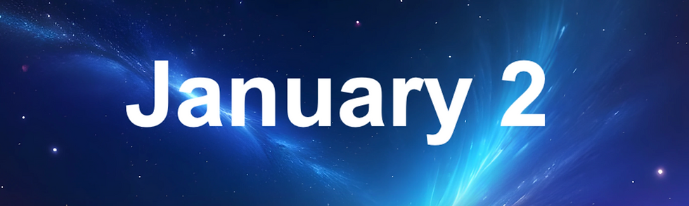 January 2 - Traditional Indulgence of the day!