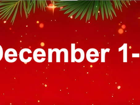 December 1-3 - Traditional Indulgence of the day!