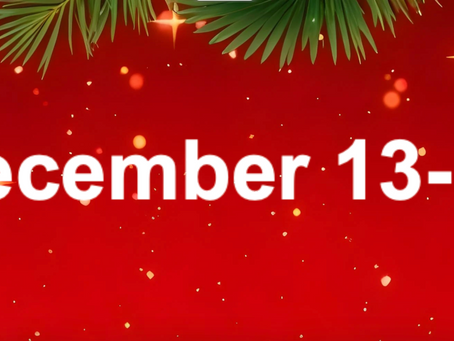 December 13-14 - Traditional Indulgence of the day!