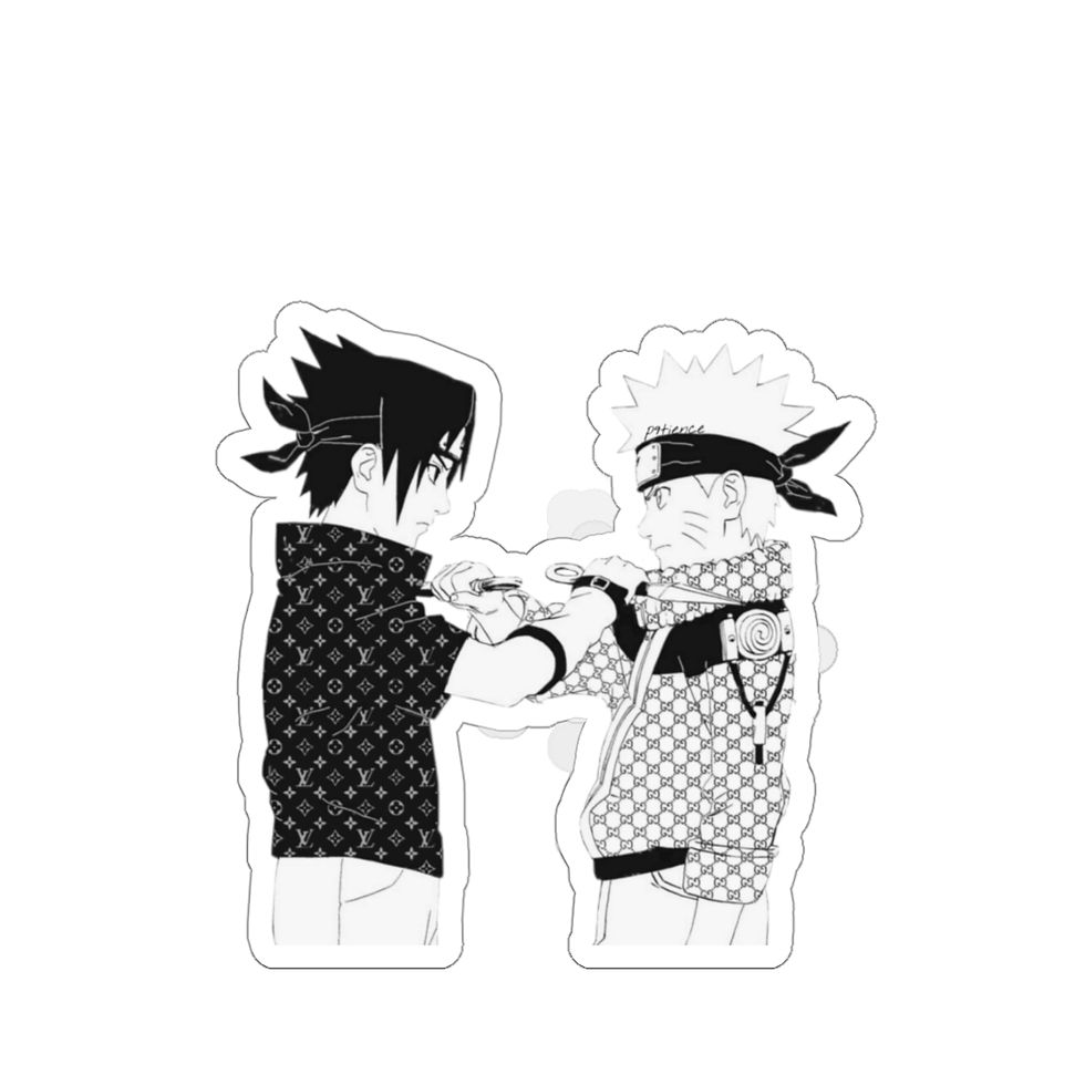 Thumbnail: Sasuke x Naruto Kiss-Cut Sticker