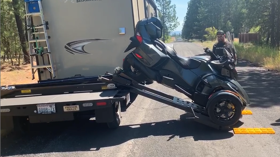 Thumbnail: Rampage Power Lift Ramps: Motorcycle, Spyder, or Trike PowerLift