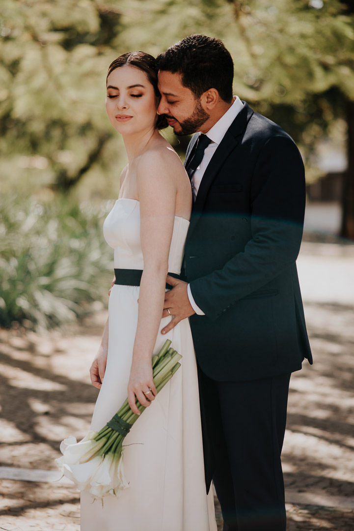 Ensaio casal na praça