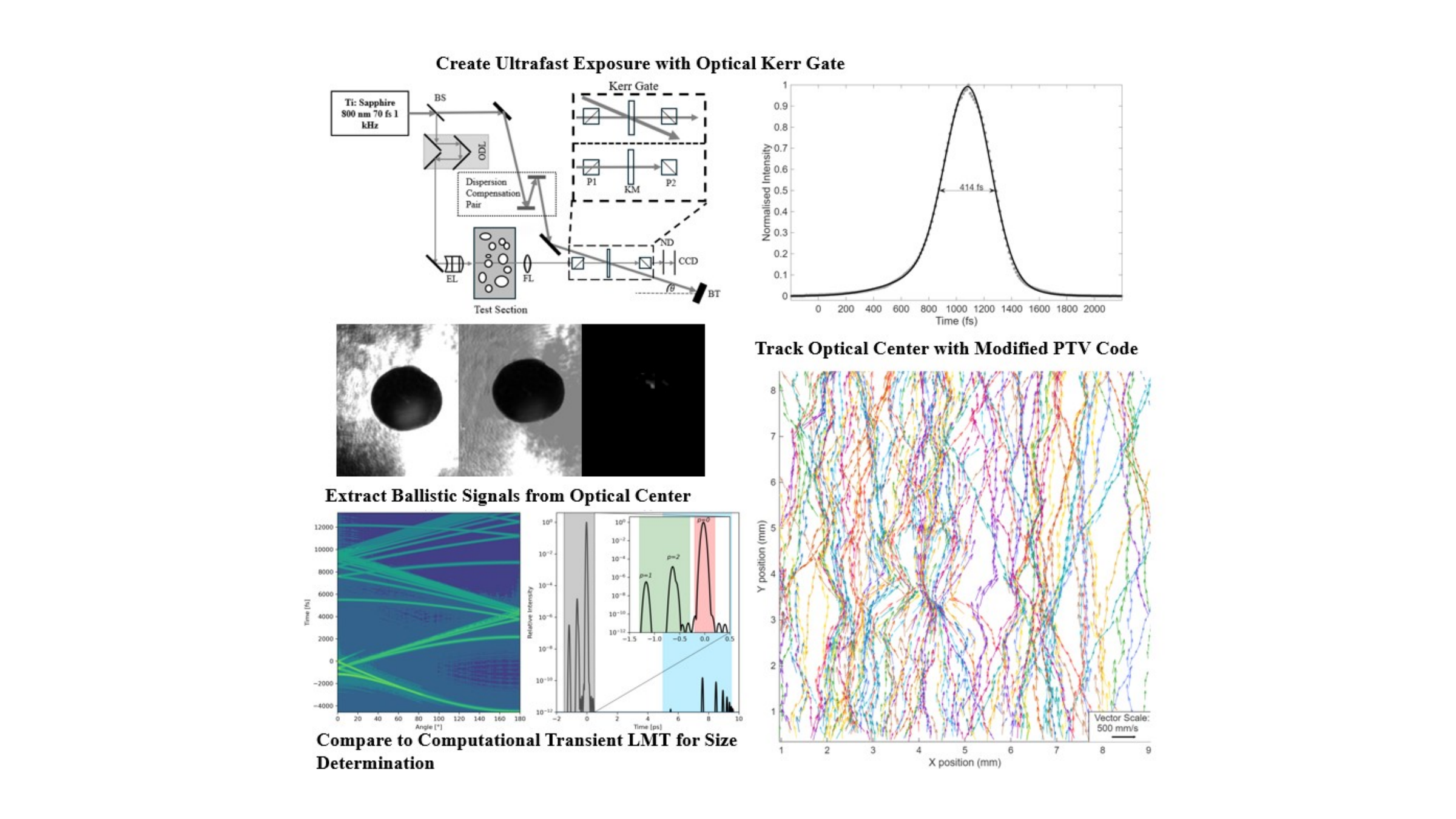 Simultaneous Tracking And Sizing Of Bubbles Under Ultrafast Illumination Based On Transient Scattering Statistics