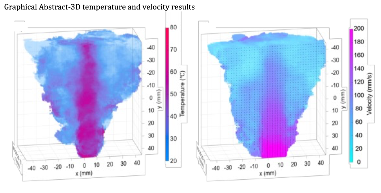 Phosphorescence-PTV: Simultaneous 3D Temperature and Velocity Measurement