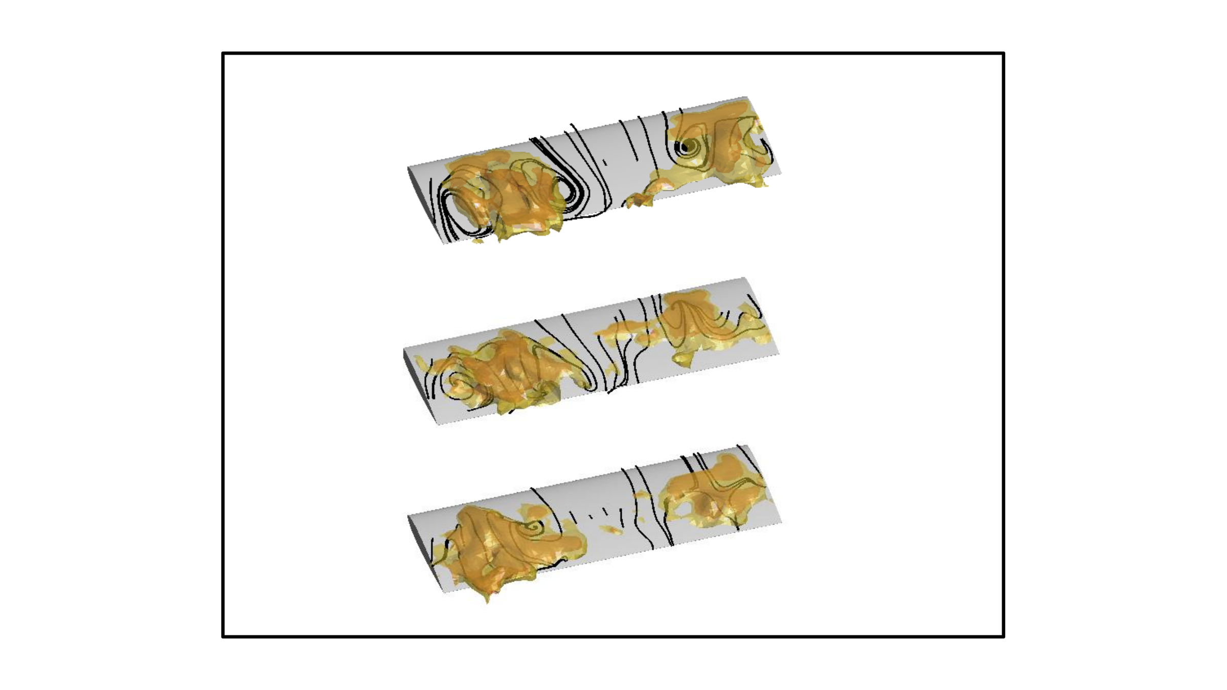 Spatio-temporal organization of stall cells above an airfoil
